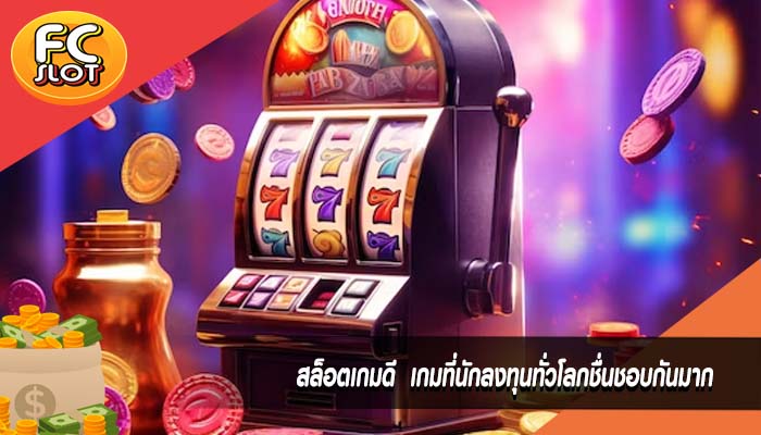 สล็อตเกมดี  เกมที่นักลงทุนทั่วโลกชื่นชอบกันมาก